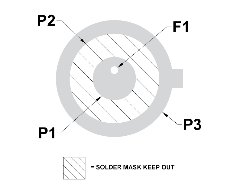 Doppelseitige Kontaktunterlage