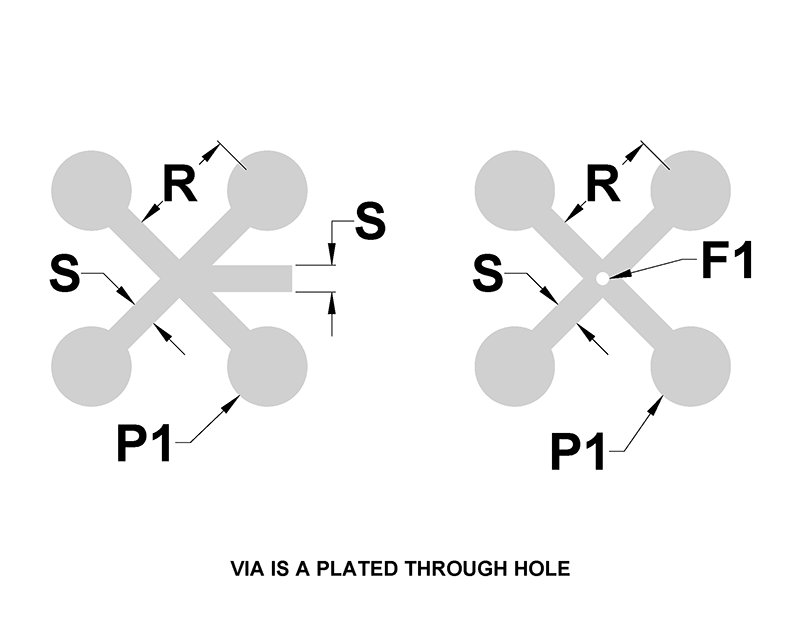 Single & Double Sided Contact Pad 4-Leg Battery