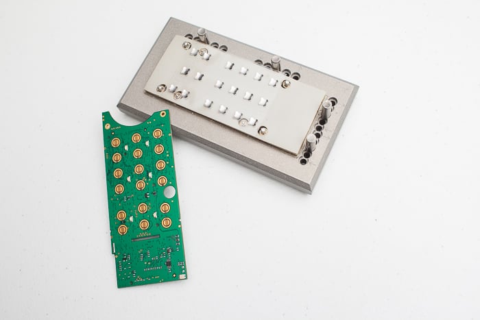 circuit board with metal dome array