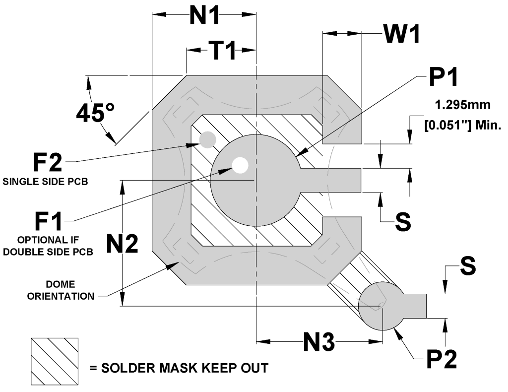 Single Sided Normally Closed