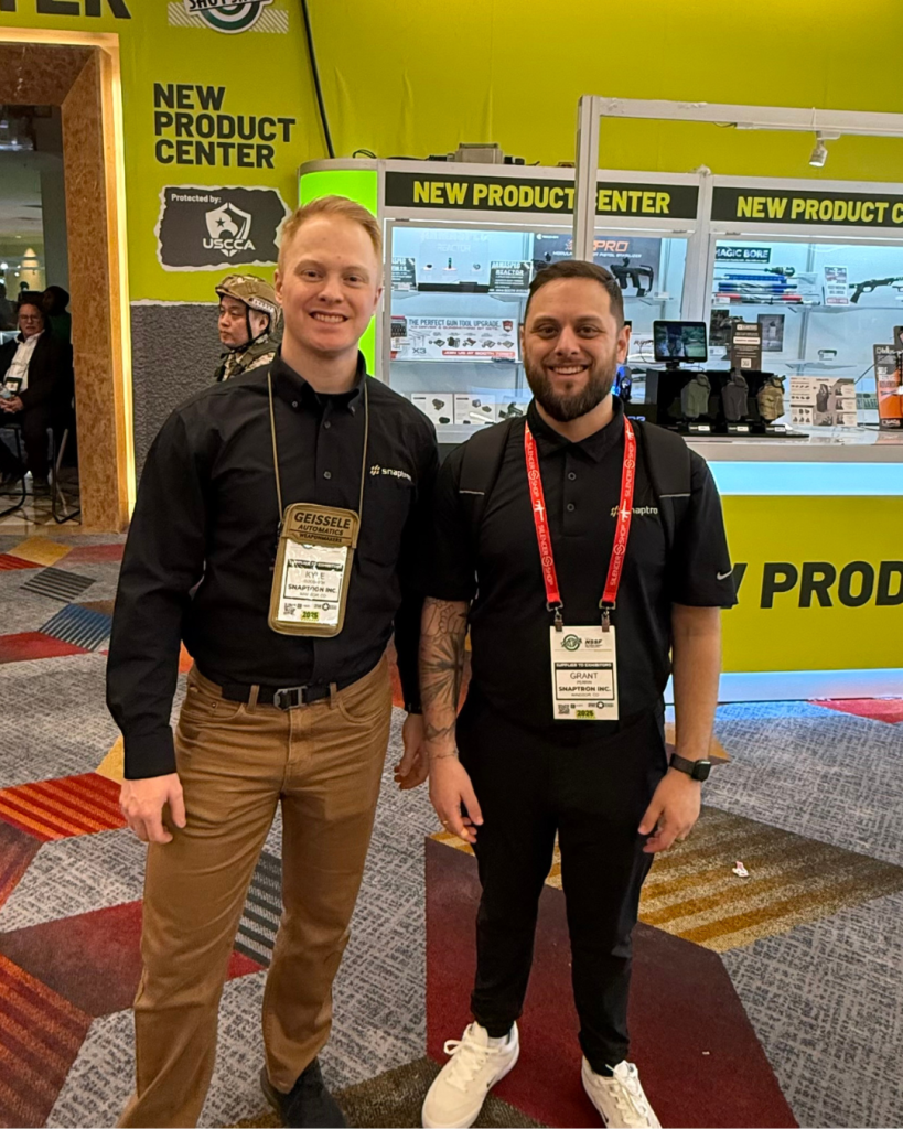 Grant and Kyle at the Shot Show in Vegas